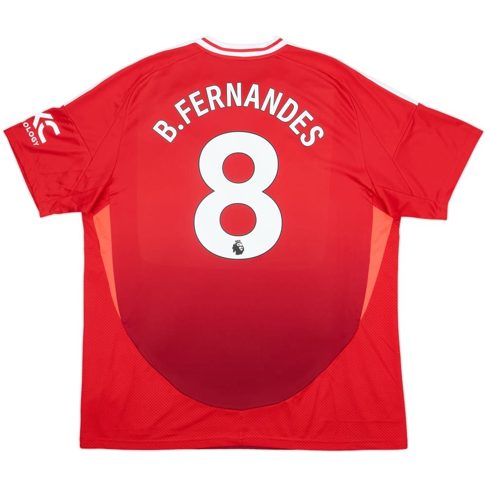 2024-25 Manchester United Home Shirt B.Fernandes #8 - 7/10 - (XXL)