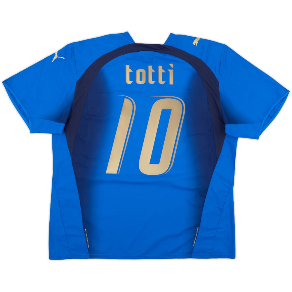 2006 Italy Home Shirt Totti #10 - 6/10 - (XL)