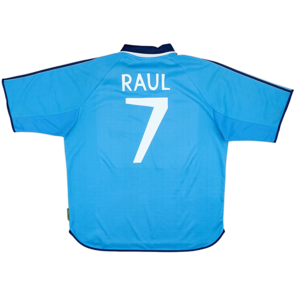 1999-00 Real Madrid Third Shirt Raul #7 - 6/10 - (XL)