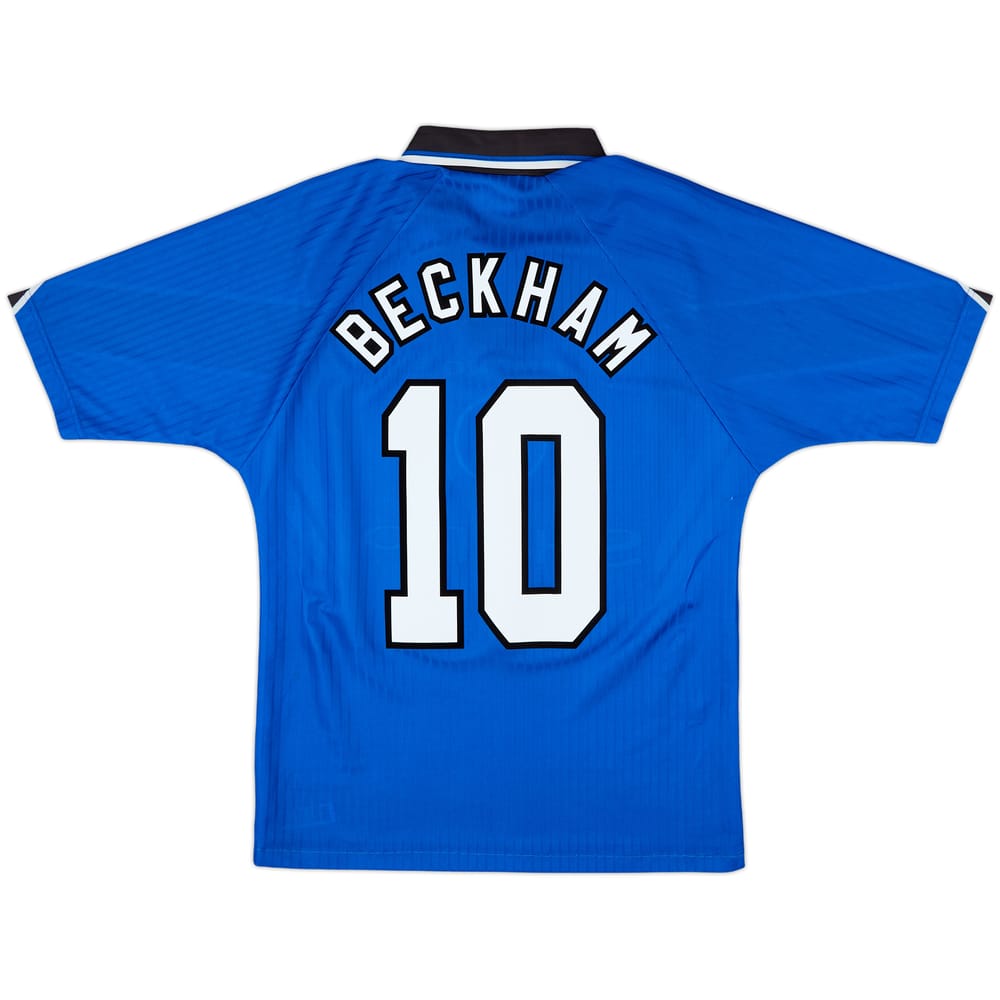 1996-98 Manchester United Third Shirt Beckham #10 - 6/10 - (L)
