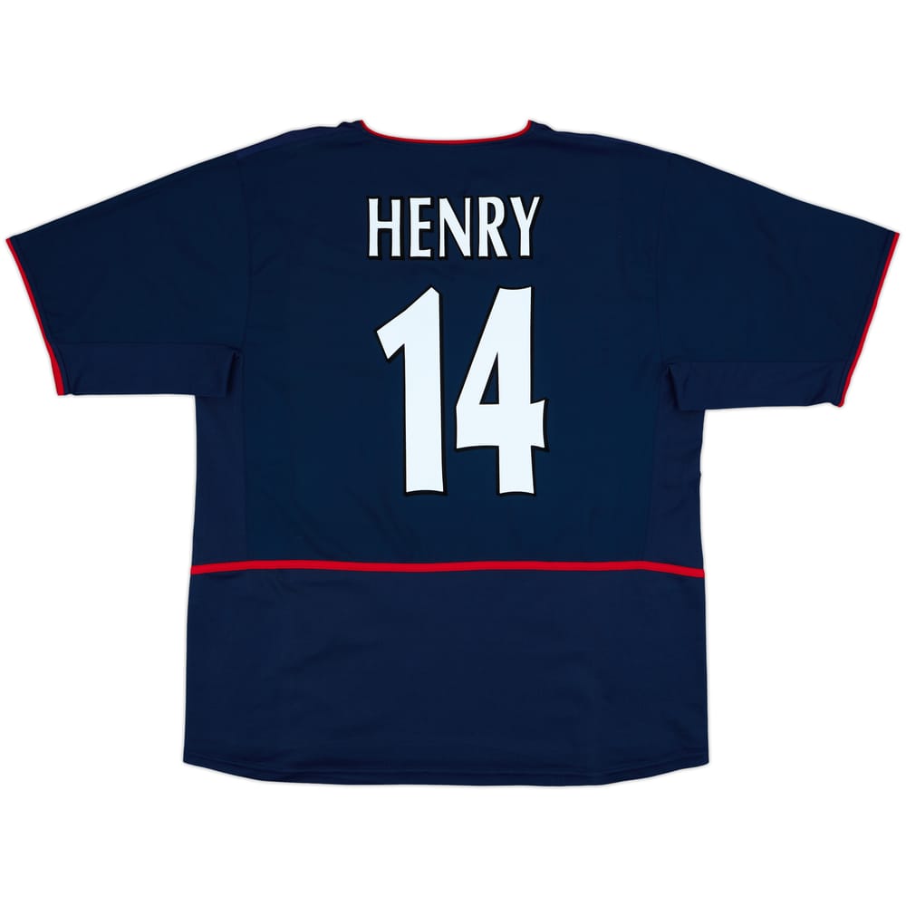 2002-04 Arsenal Away Shirt Henry #14 - 8/10 - (XL)