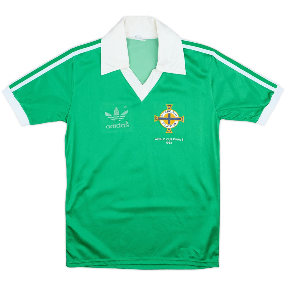 1982 Northern Ireland "World Cup Finals 1982" Home Shirt - 7/10 - (S)
