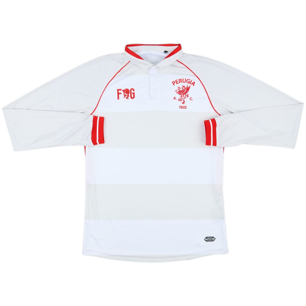 2018-19 Perugia Away L/S Shirt - 7/10 - (M)