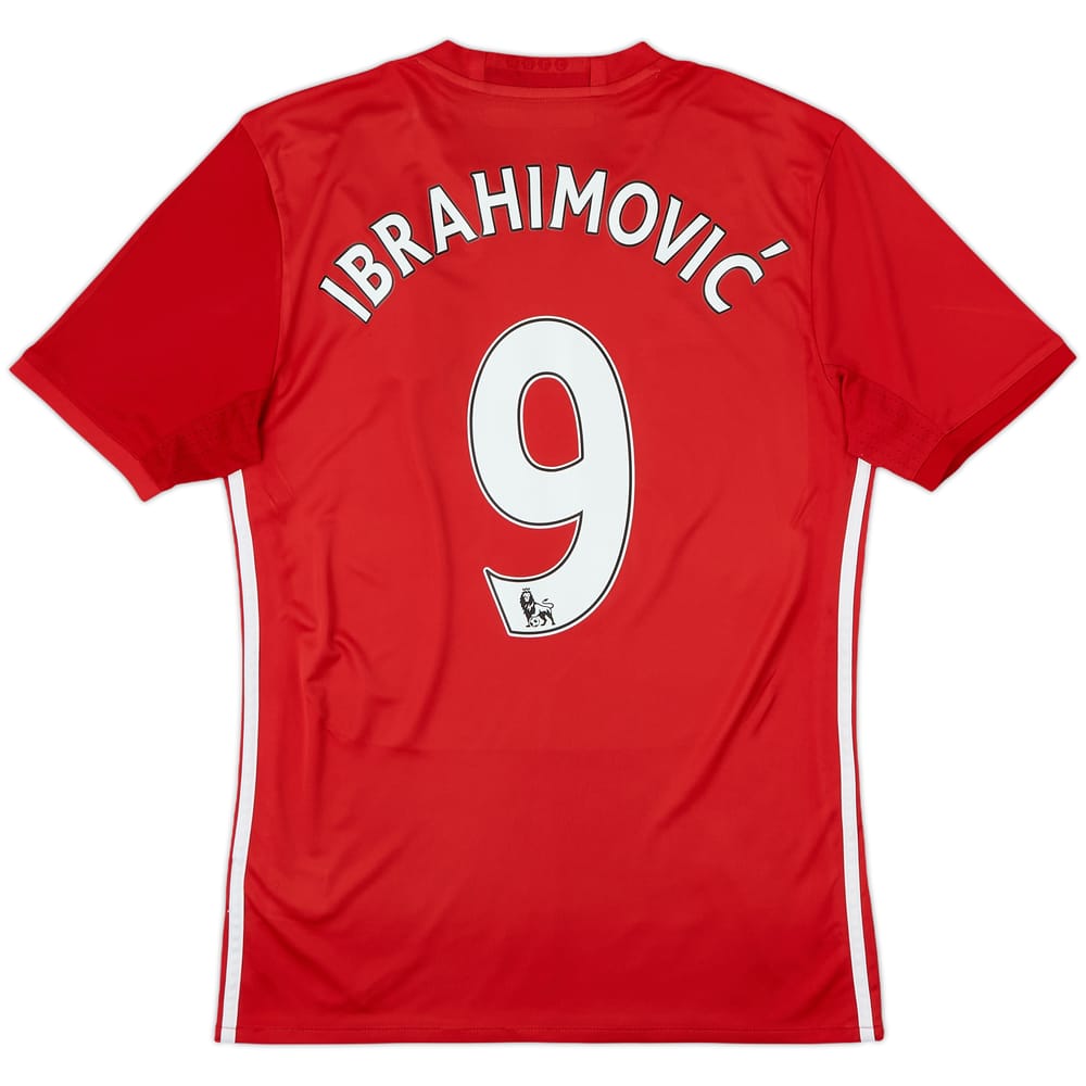 2016-17 Manchester United Home Shirt Ibrahimovic #9 - 6/10 - (S)