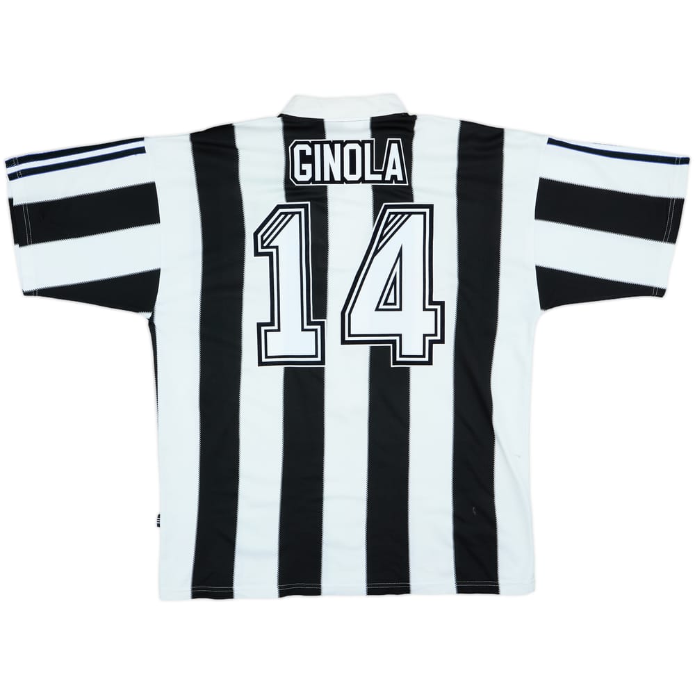 1995-97 Newcastle Home Shirt Ginola #14 - 6/10 - (XL)