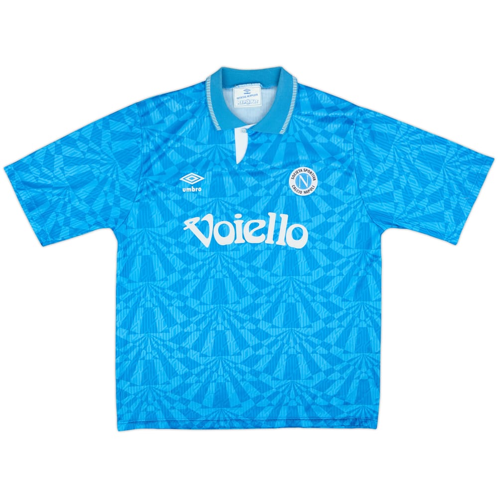 1991-93 Napoli Home Shirt - 8/10 - (L)