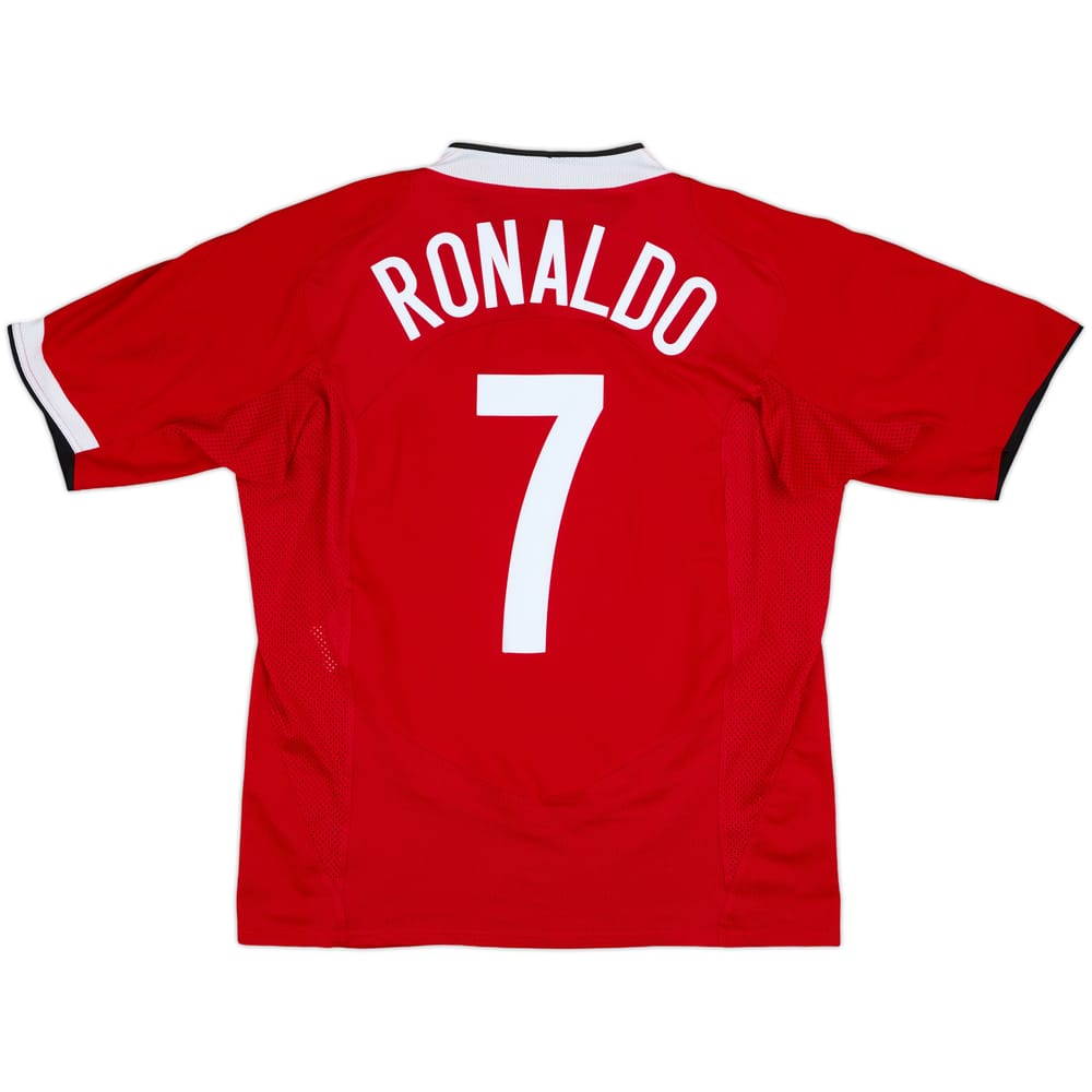 2004-06 Manchester United Home Shirt Ronaldo #7 - 6/10 - (L)
