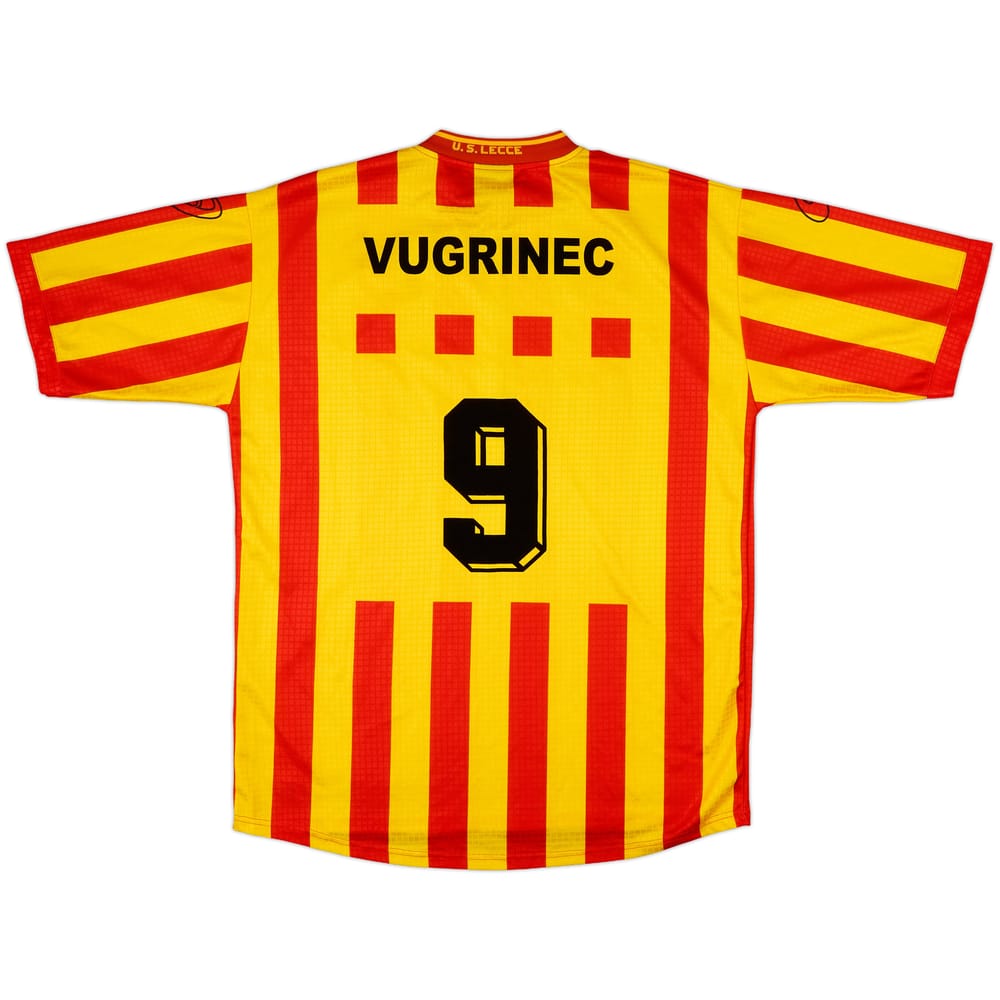 2000-01 Lecce Home Shirt Vugrinec #9 - 10/10 - (XL)