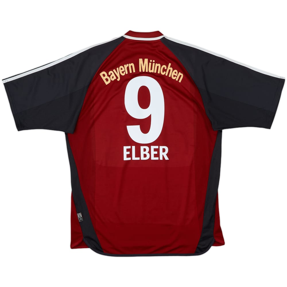 2001-02 Bayern Munich Home Shirt Elber #9 - 6/10 - (L)