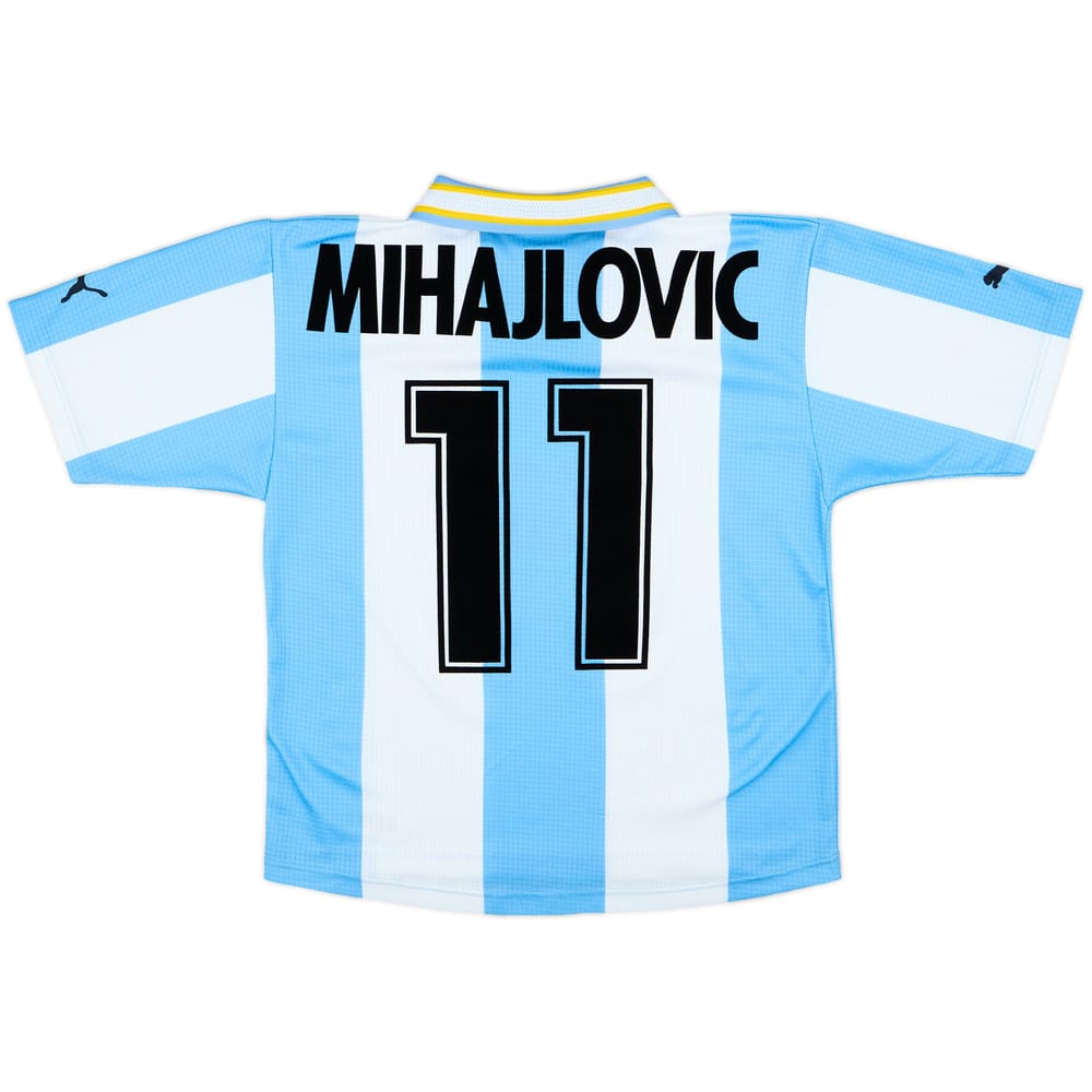 1999-00 Lazio European Home Shirt Mihajlovic #11 - 8/10 - (M.Boys)