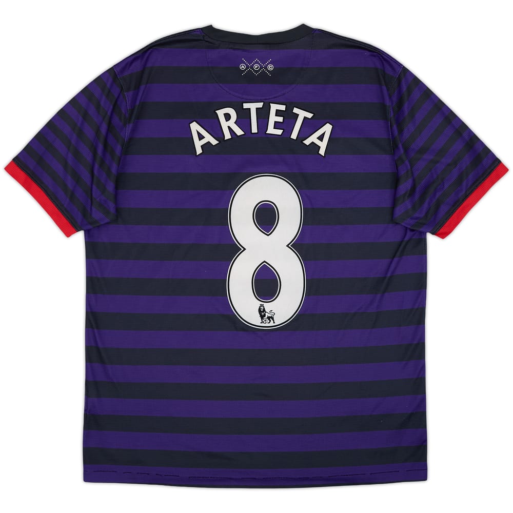 2012-13 Arsenal Away Shirt Arteta #8 - 5/10 - (L)