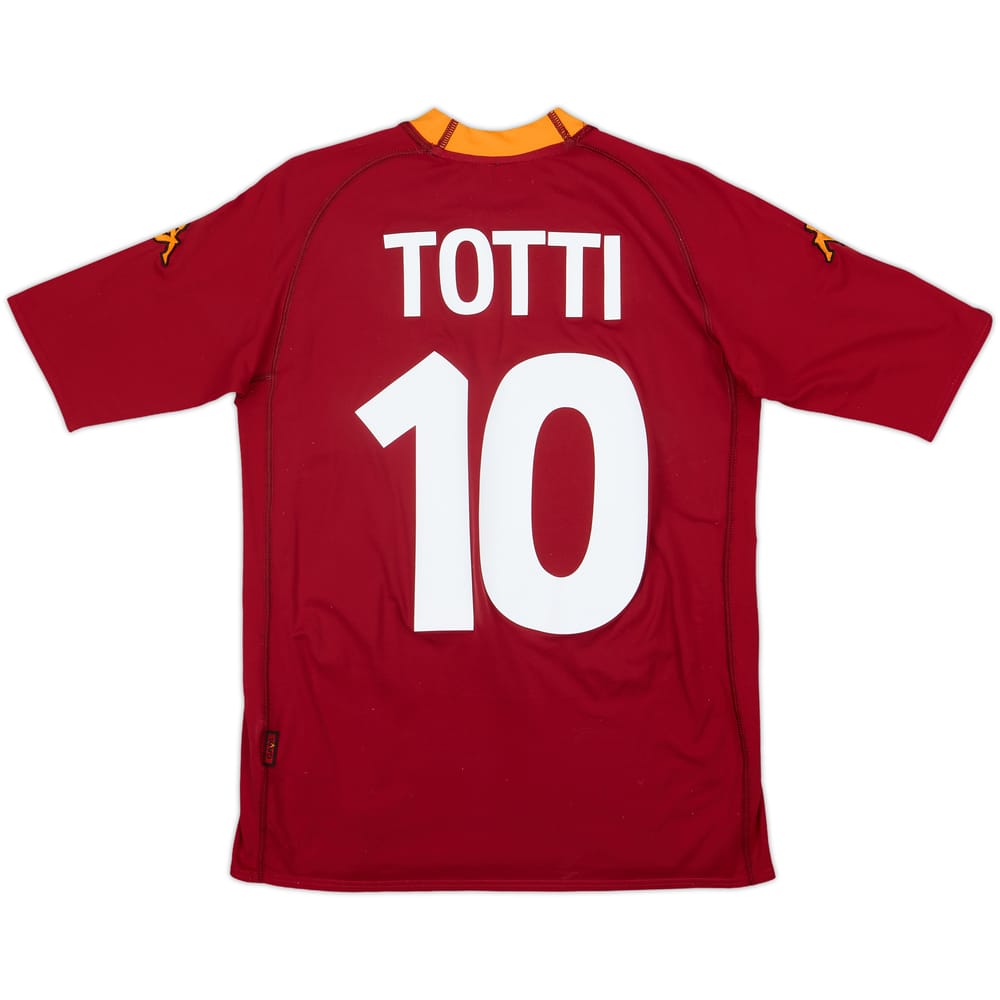2000-01 Roma Home Shirt Totti #10 - 7/10 - (S)