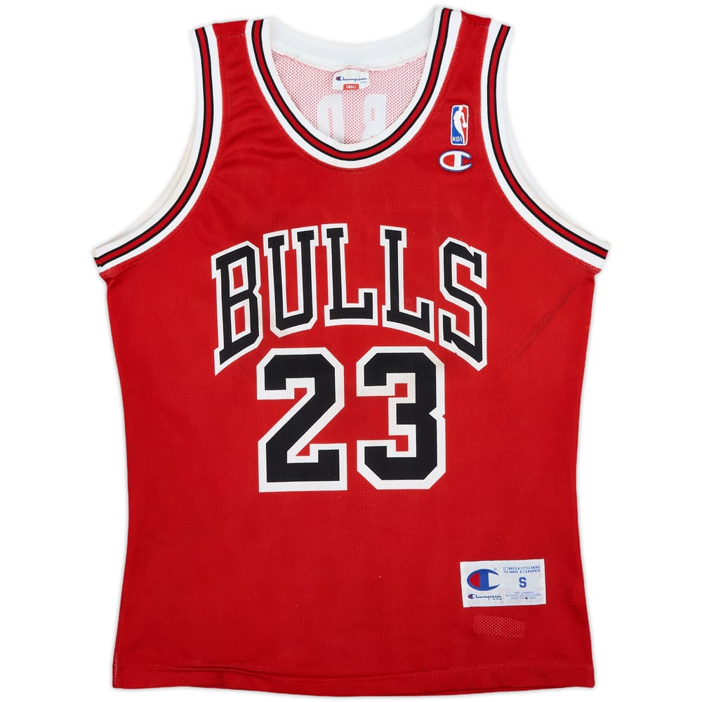 1991-98 Chicago Bulls Jordan #23 Champion Away Jersey - 9/10 - (S)