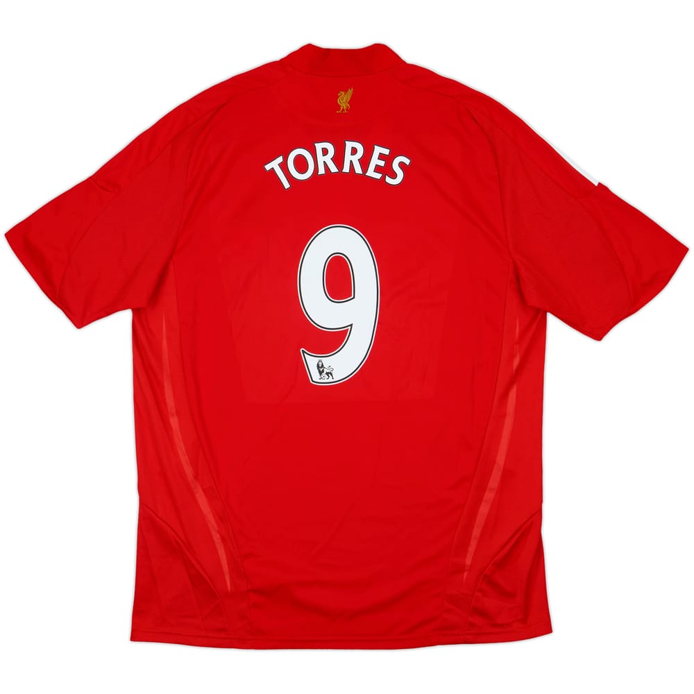 2008-10 Liverpool Home Shirt Torres #9 - 8/10 - (XL)
