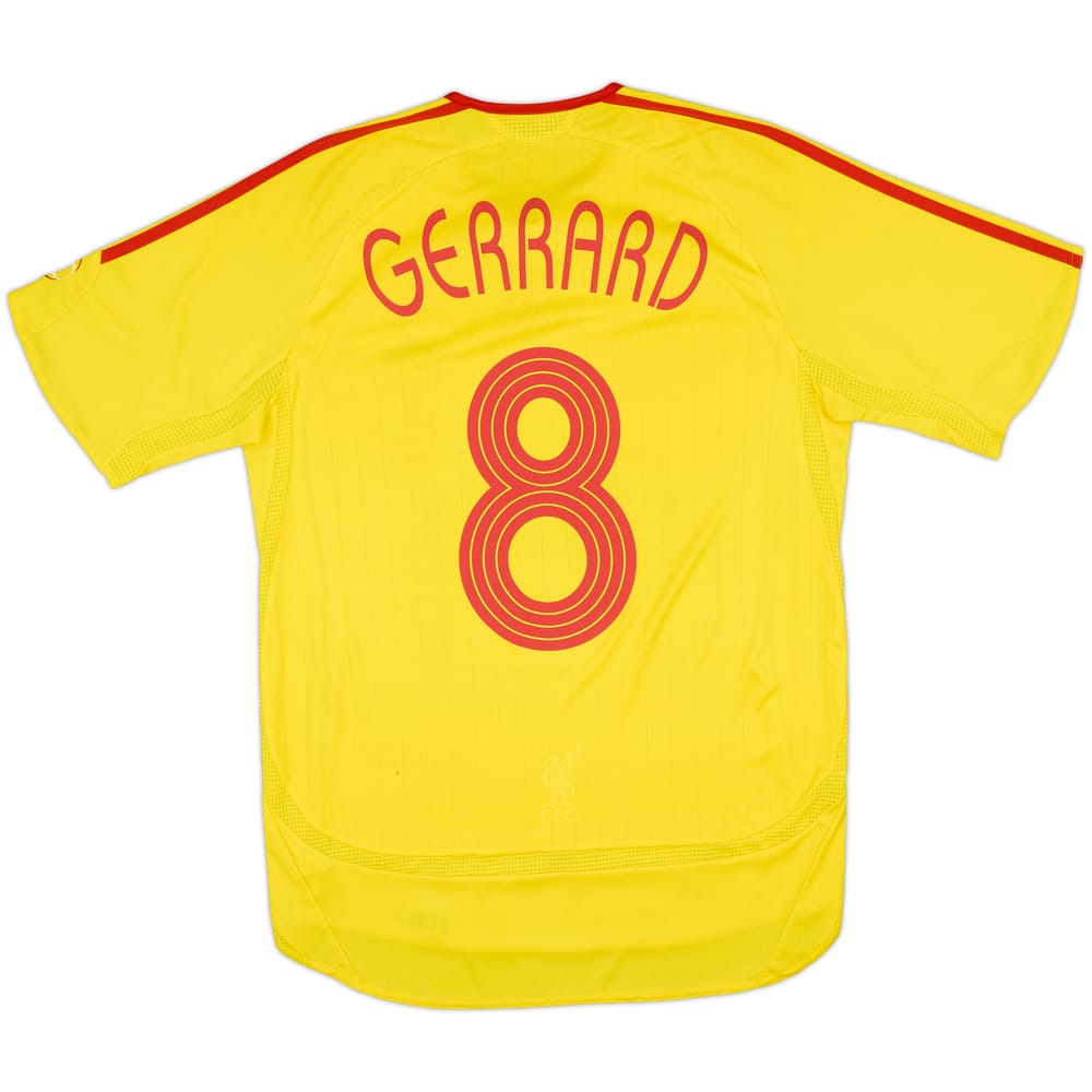 2006-07 Liverpool Away Shirt Gerrard #8 - 7/10 - (S)