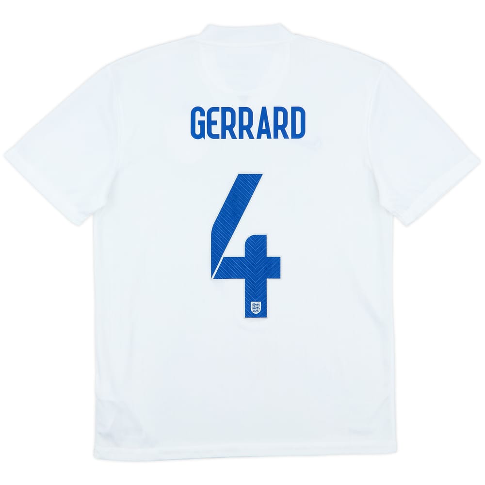 2014-15 England Home Shirt Gerrard #4 - 8/10 - (M)