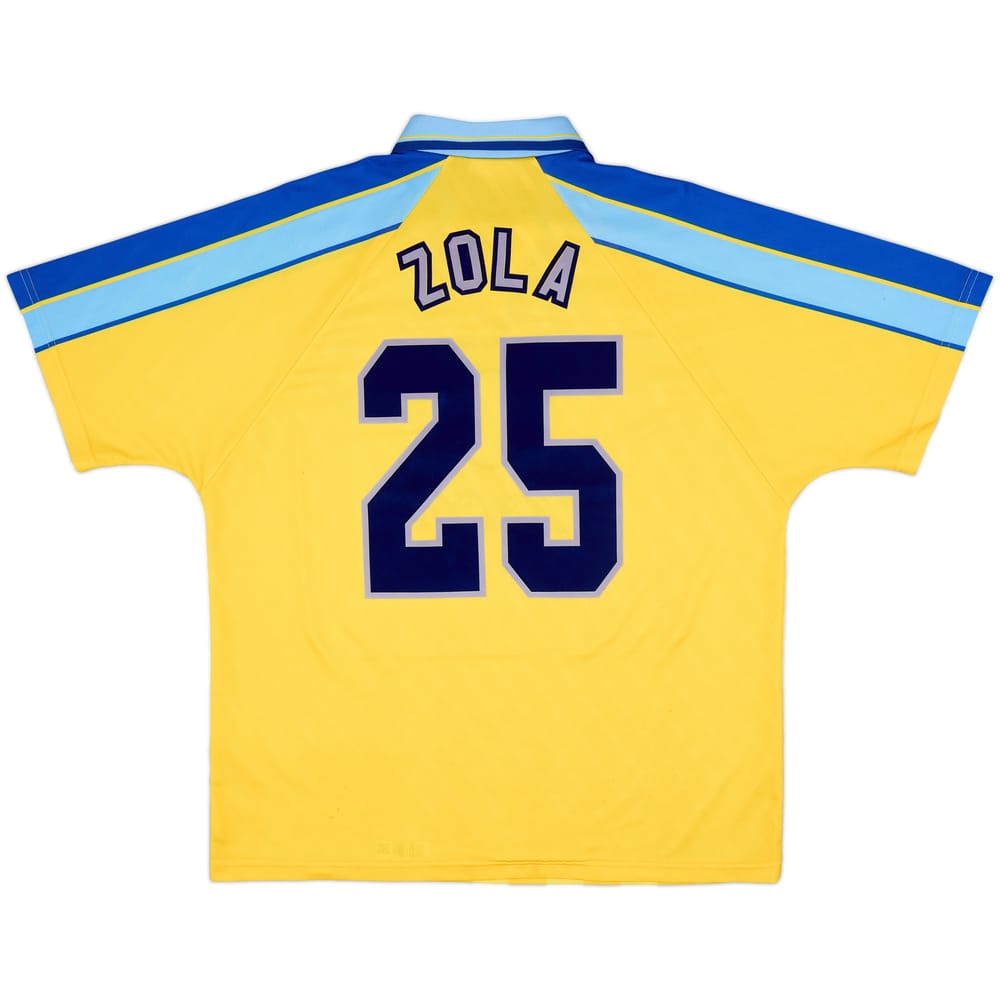 1996-97 Chelsea Away Shirt Zola #25 - 6/10 - (XL)