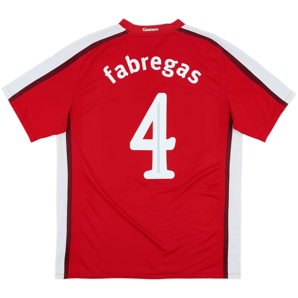 2008-10 Arsenal Home Shirt Fabregas #4 - 6/10 - (L)
