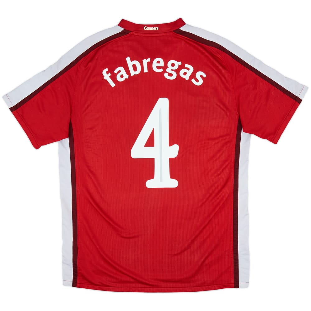 2008-10 Arsenal Home Shirt Fabregas #4 - 5/10 - (L)
