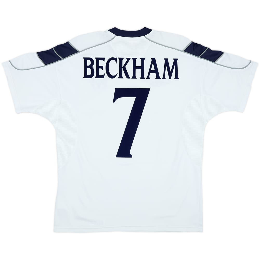 2000-01 Manchester United Away Shirt Beckham #7 - 8/10 - (L)