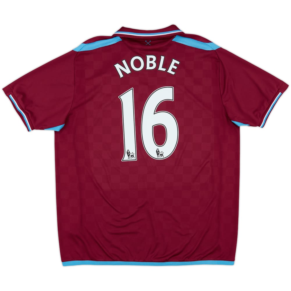 2009-10 West Ham Home Shirt Noble #16 - 9/10 - (XL)