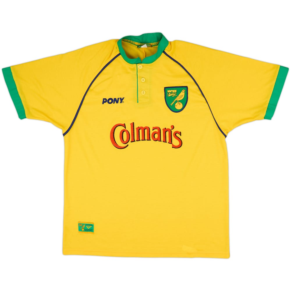 1997-99 Norwich Home Shirt - 9/10 - (XL)