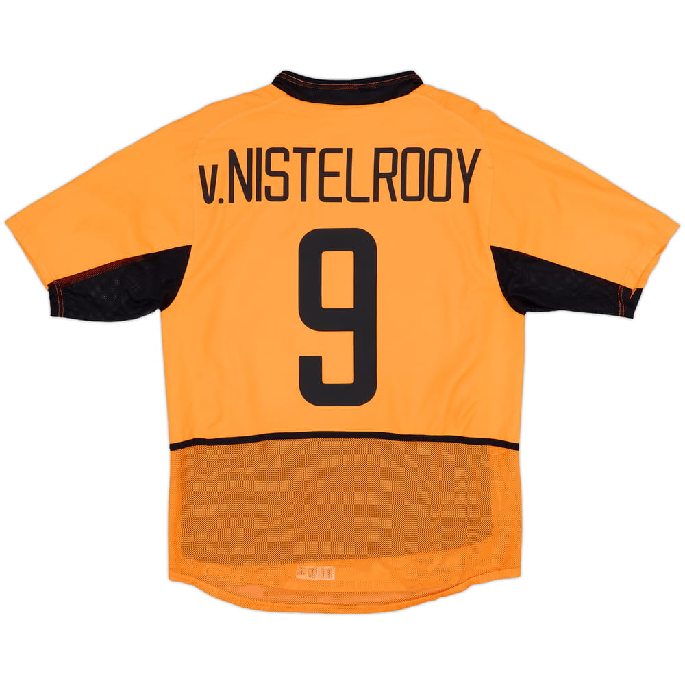 2002-04 Netherlands Player Issue Home Shirt V.Nistelrooy #9 - 8/10 - (M)
