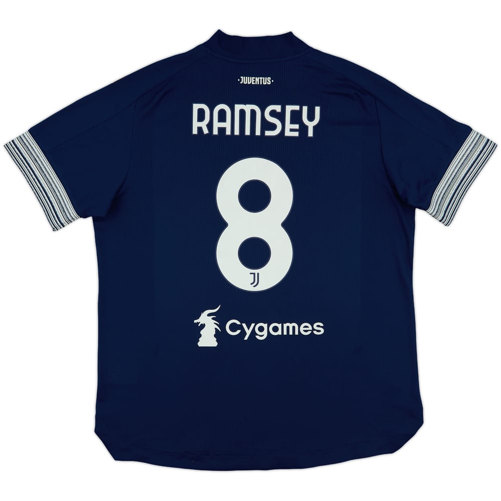 2021-22 Juventus Authentic Away Shirt Ramsey #8 - 9/10 - (XL)