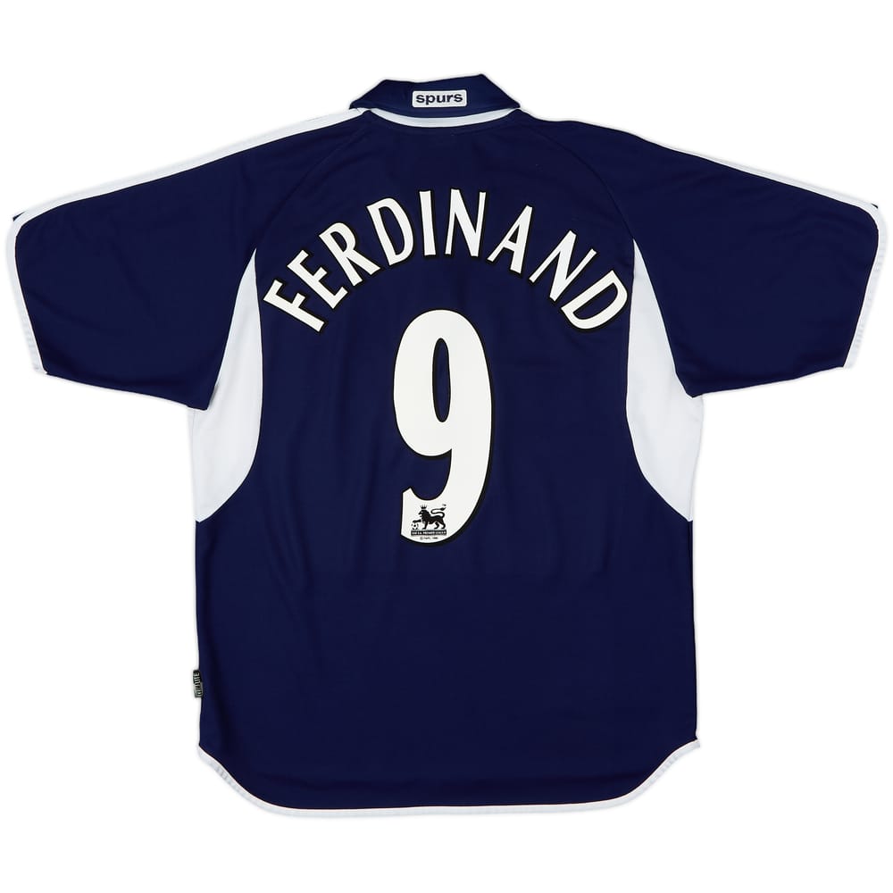 2000-01 Tottenham Away Shirt Ferdinand #9 - 9/10 - (M)