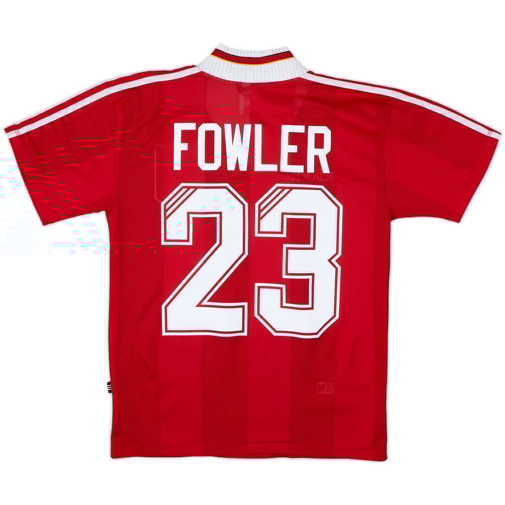 1995-96 Liverpool Home Shirt Fowler #23 - 6/10 - (S)