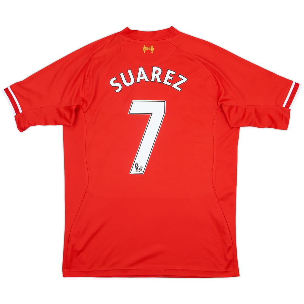 2013-14 Liverpool Home Shirt Suarez #7 - 7/10 - (L)