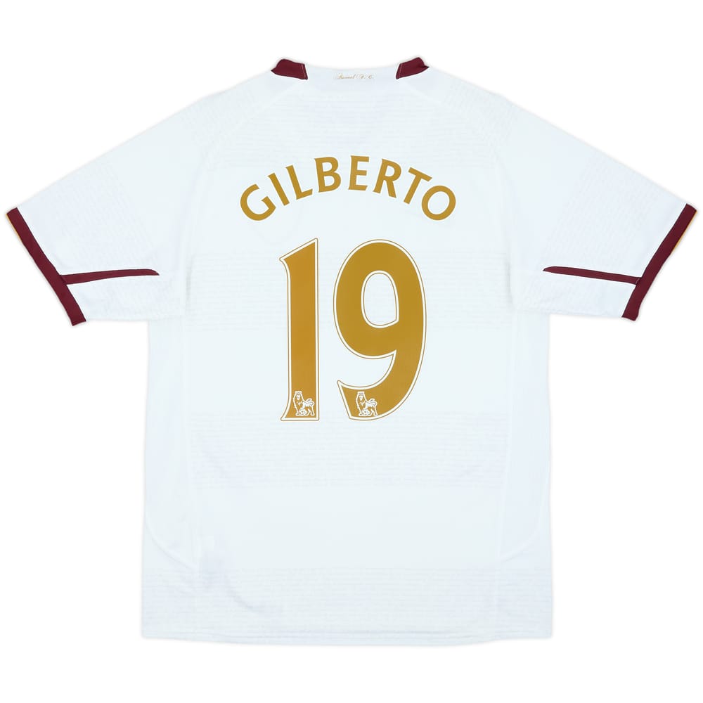 2007-08 Arsenal Away Shirt Gilberto #19 - 7/10 - (S)