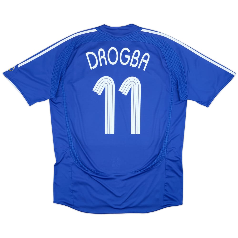 2006-08 Chelsea Home Shirt Drogba #11 - 6/10 - (L)