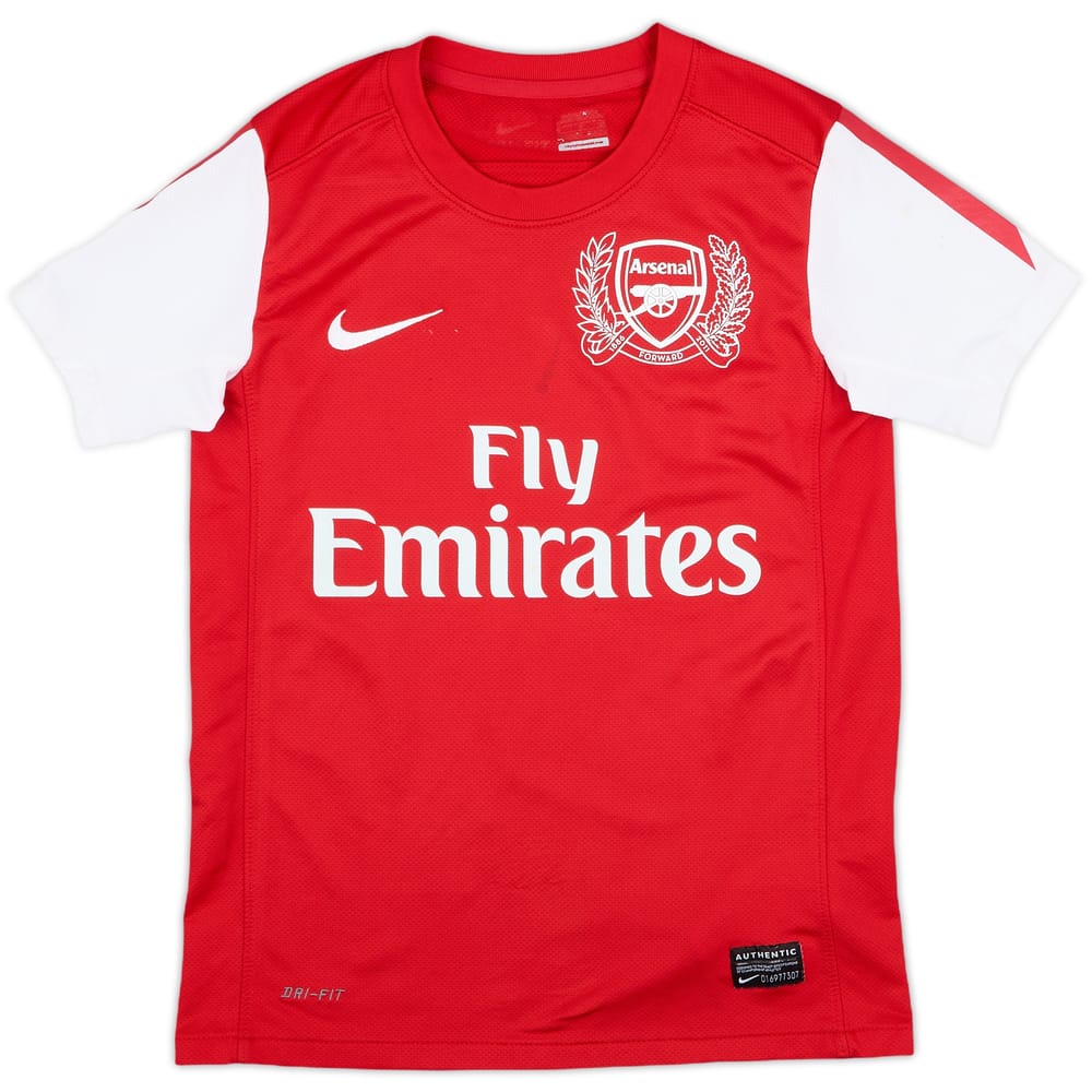 2011-12 Arsenal Home Shirt - 7/10 - (S.Boys)