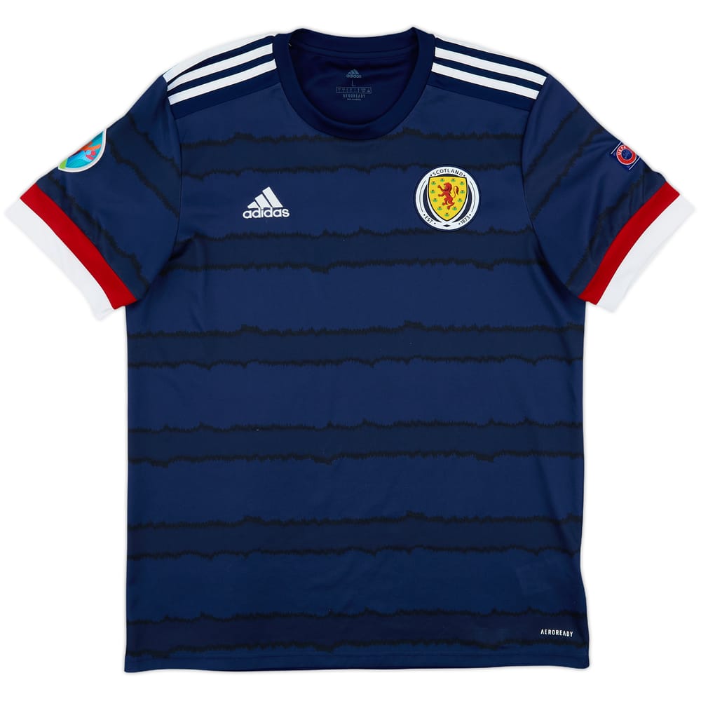 2020-22 Scotland Home Shirt - 8/10 - (L)