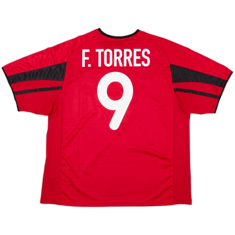 2001-02 Atletico Madrid Away Shirt F.Torres #9 - 8/10 - (XL)