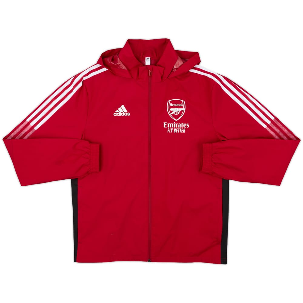 2021-22 Arsenal adidas Hooded Track Jacket - 8/10 - (S)