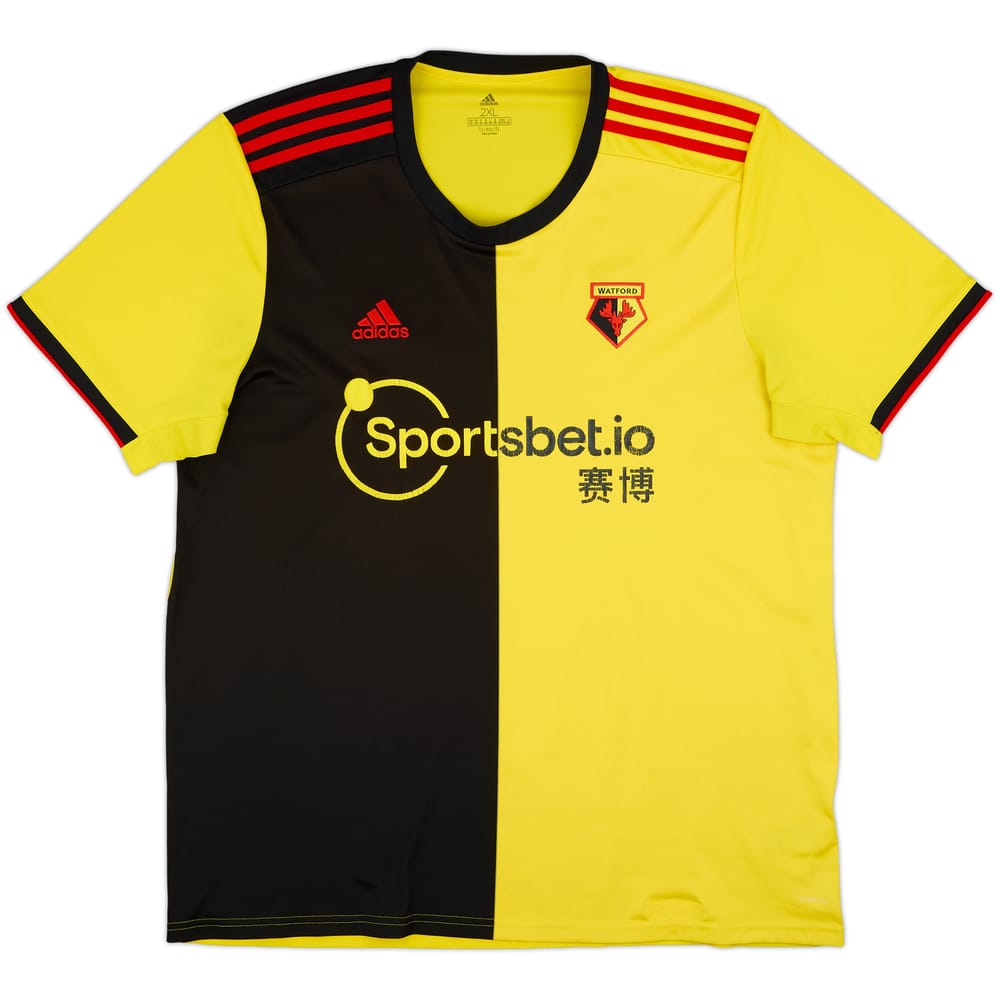 2019-20 Watford Home Shirt - 6/10 - (XXL)