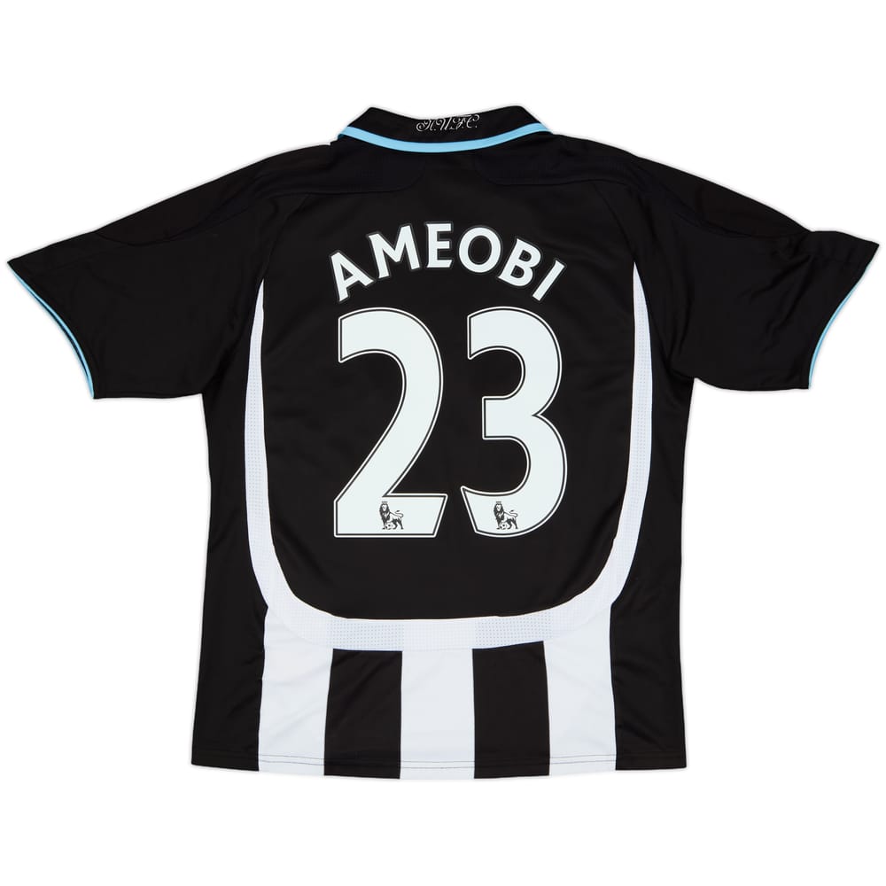2007-09 Newcastle Home Shirt Ameobi #23 - 7/10 - (L.Boys)