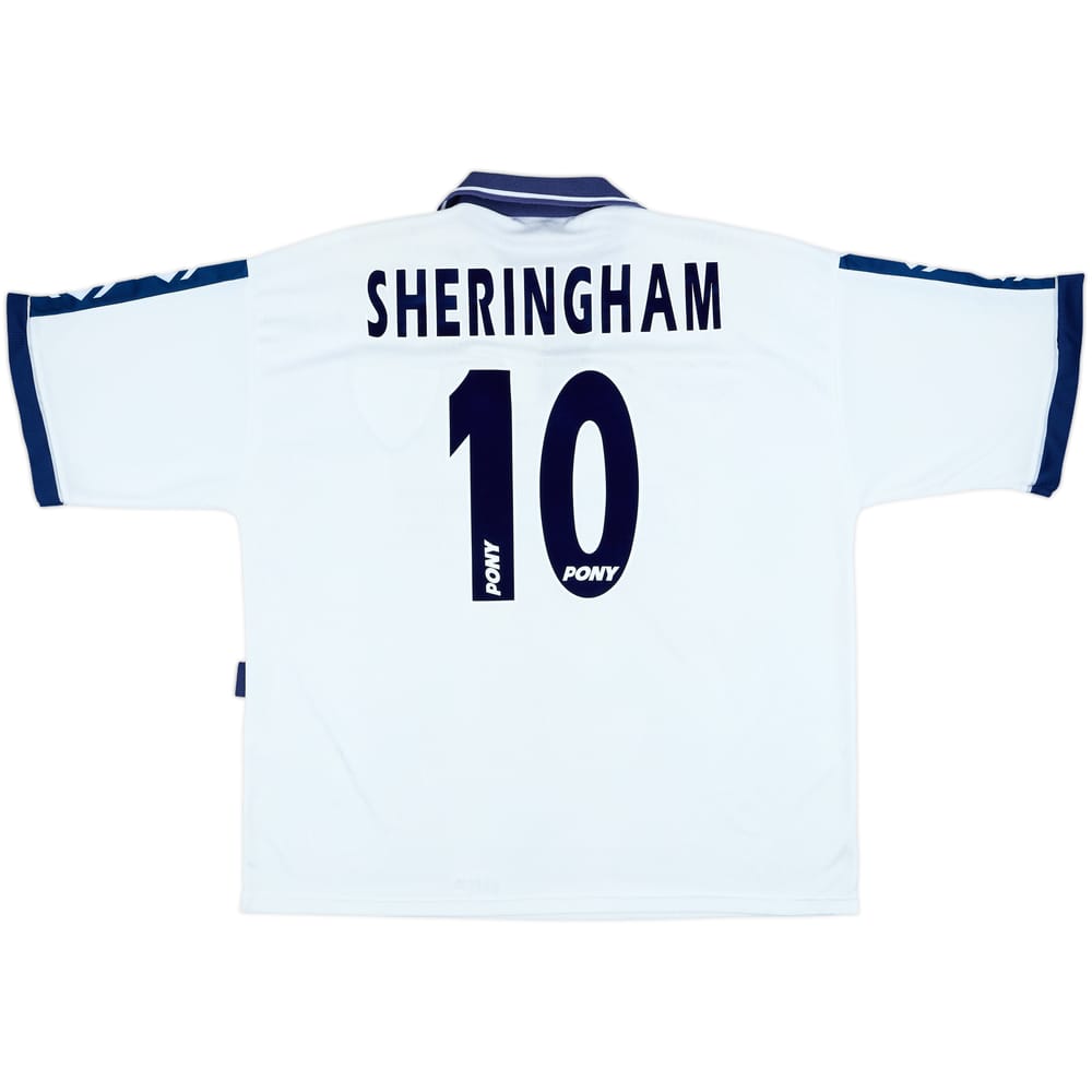 1995-97 Tottenham Home Shirt Sheringham #10 - 8/10 - (XL)