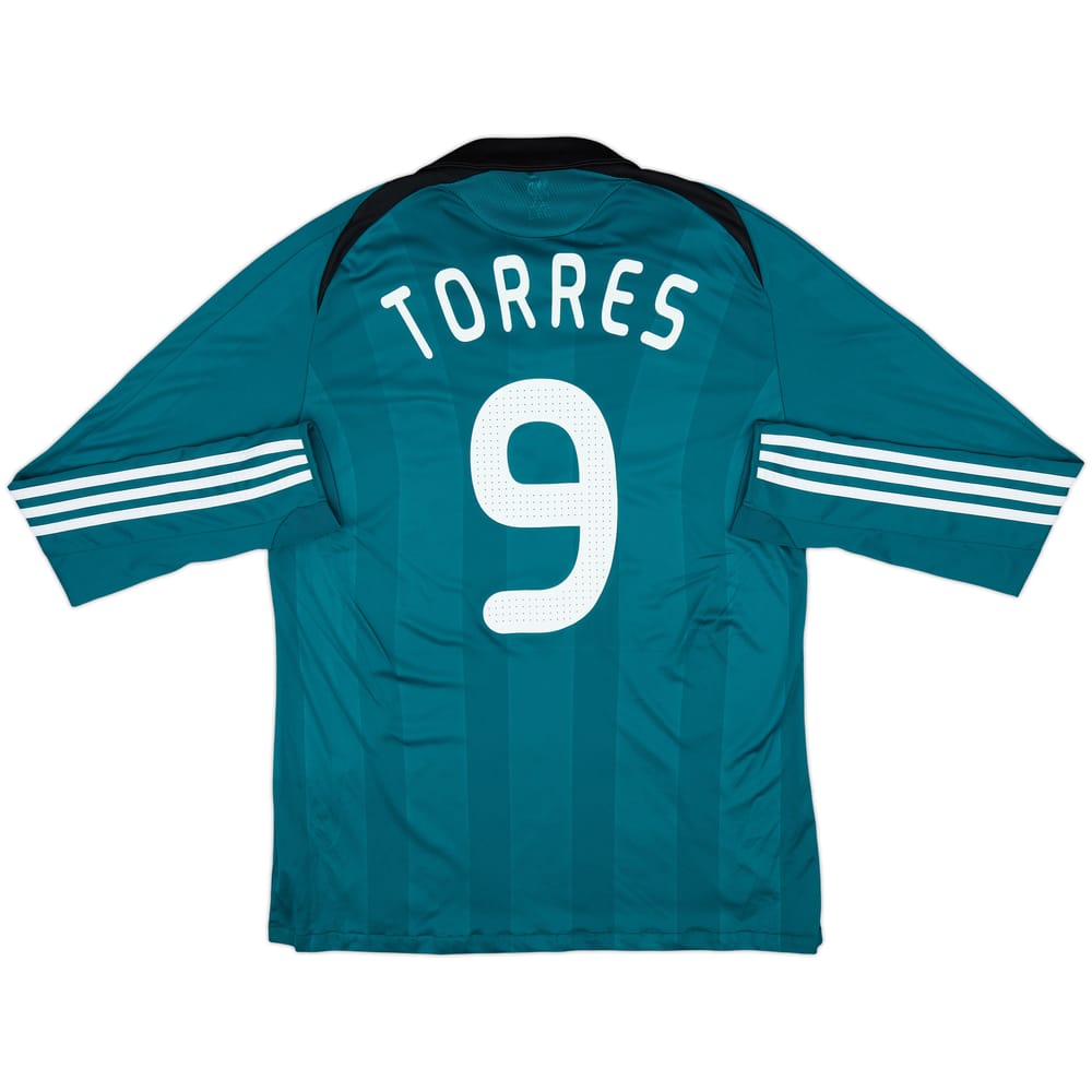 2008-09 Liverpool Third L/S Shirt Torres #9 - 8/10 - (L)