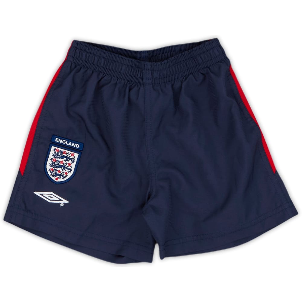 2002-04 England Home Shorts - 10/10 - (2-3 Years)