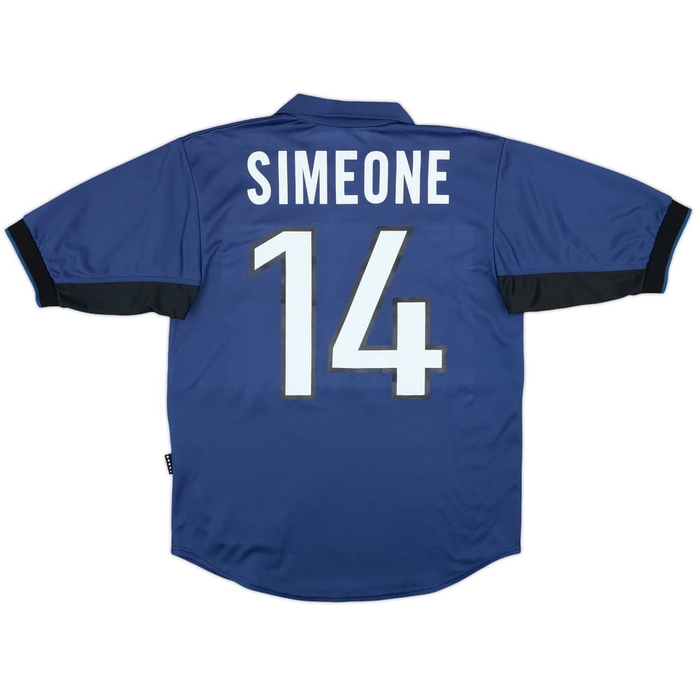 1998-99 Inter Milan Third Shirt Simeone #14 - 8/10 - (S)
