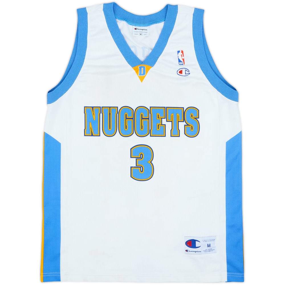 2006-08 Denver Nuggets Iverson #3 Champion Home Jersey - 7/10 - (M)