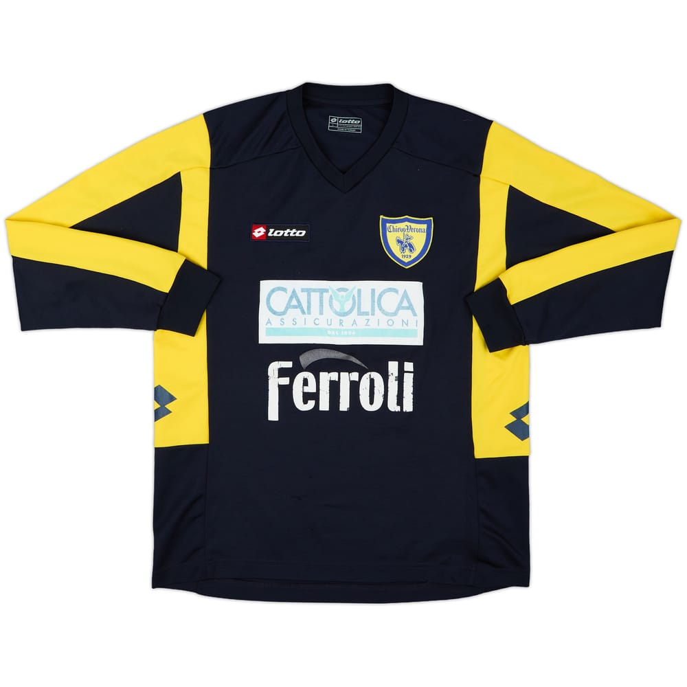2007-08 Chievo Verona Lotto Sweat Top - 5/10 - (L)