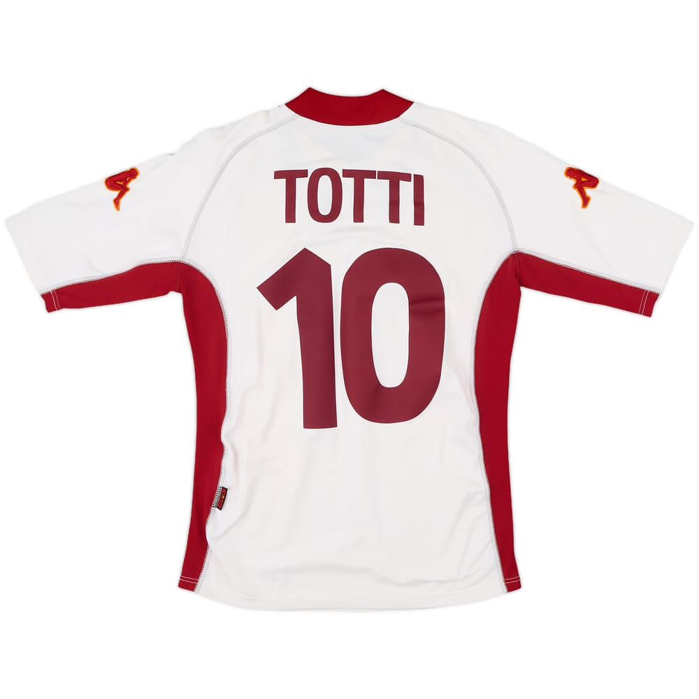 2001-02 Roma Away Shirt Totti #10 - 6/10 - (S)