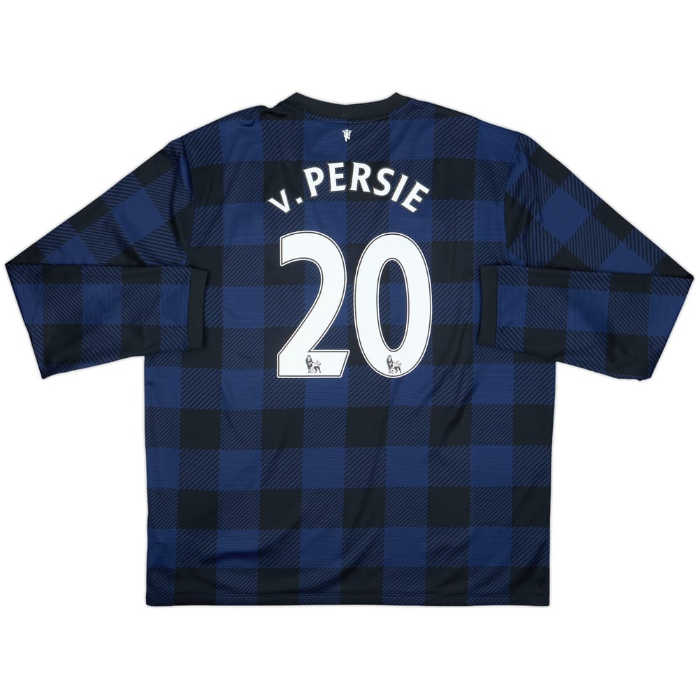 2013-14 Manchester United Away L/S Shirt V.Persie #20 - 8/10 - (XXL)