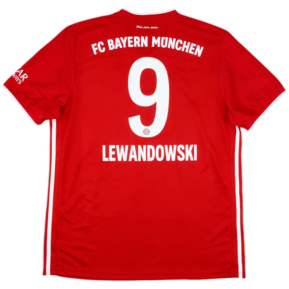 2020-21 Bayern Munich Home Shirt Lewandowski #9 - 9/10 - (XL)