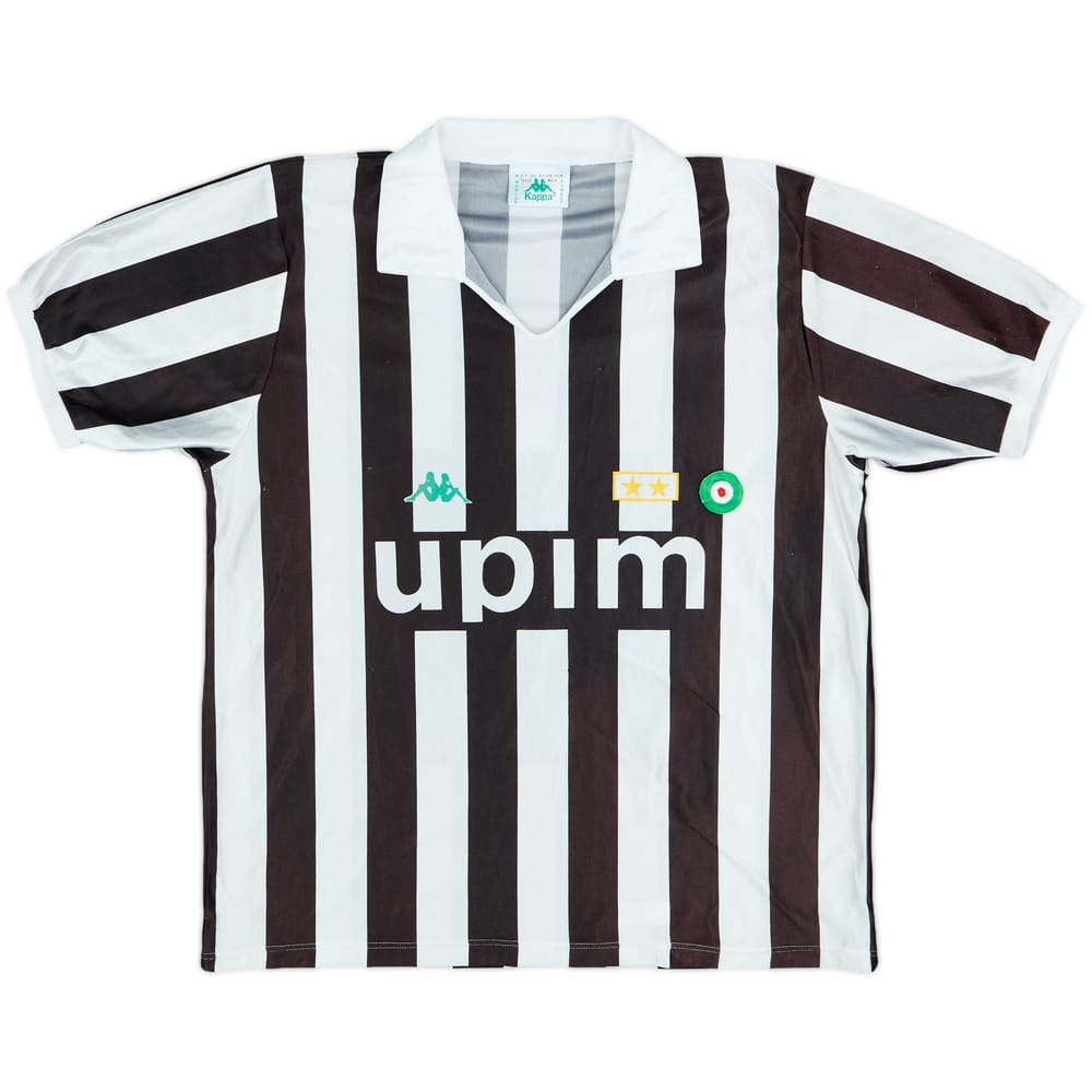 1989-90 Juventus Basic Home Shirt - 6/10 - (L)