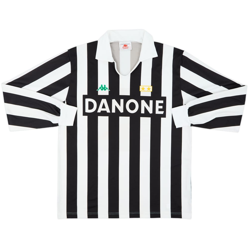 1992-94 Juventus Basic Home L/S Shirt - 6/10 - (XL)